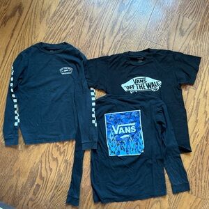 Three shirt bundle, Vans youth size small